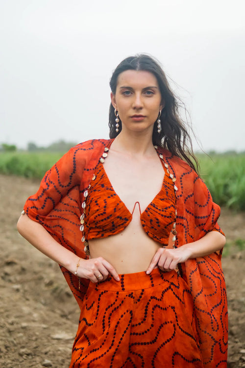 Tanjerine Miraze Cape Set