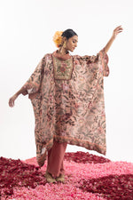 Printed Kaftan Paired With Plain Pants