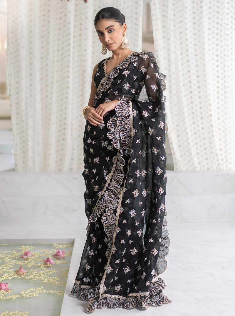 Chandini Black Saree