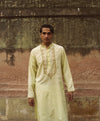 Pastel Green Cotton-Silk Kurta Salwar
