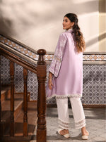 Azara Kurta with Round hem Panel PAnts Lilac