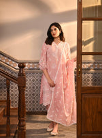 Giti Set Pink Kimia Dupatta