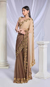 Taupe it up saree set
