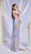 Moonlit melody saree