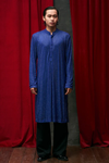 Cobalt Crystal Kurta Set