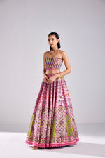 ONION PINK MULTI COLOR LEHENGA