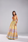 CANARY YELLOW FLORAL LEHENGA