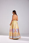 CANARY YELLOW FLORAL LEHENGA