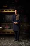 Blue Embrodiered Kurta & Pants