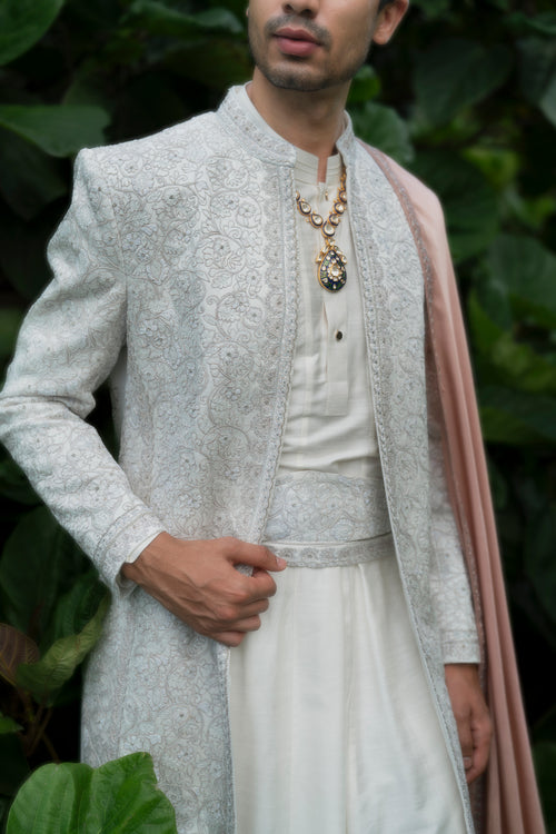 Ivory Whisper Sherwani Set