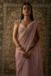 Dusty Rose Saree