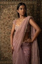 Lilac  Saree