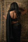 Black Iconic Saree