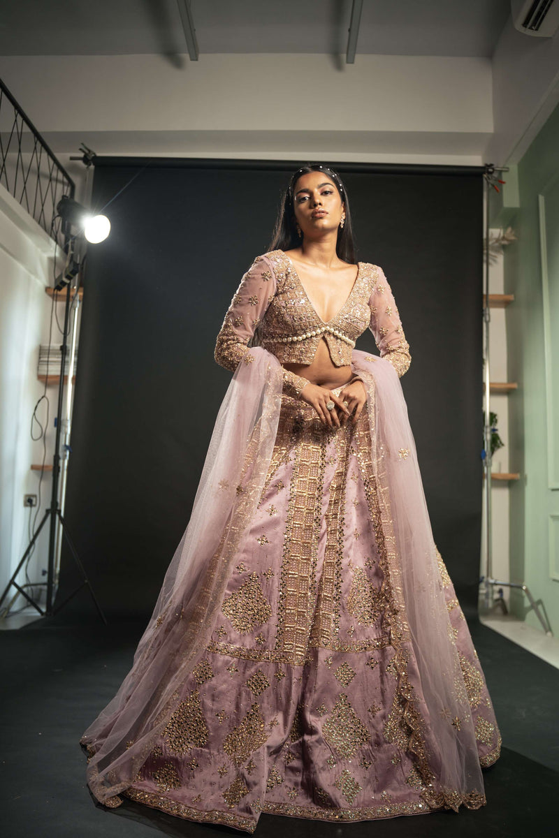 Lilac Lehenga