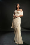 Ivory Saree set