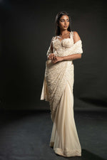 Ivory Saree set