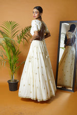 Off white lehenga set