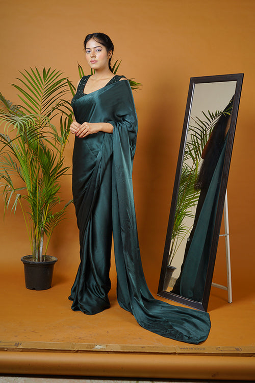 Green saree set