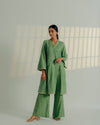 Kurta- chanderi-Pants- silk mul