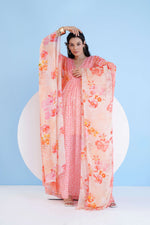 PANELLED KAFTAN WITH GATHER DETAIL