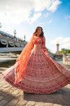 Full sleeve- Red Lehenga Set