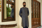 Insignia Blue Sherwani Set