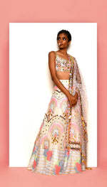 DAISY DOVE - IVORY EMBELLISHED FULL LEHENGA SET