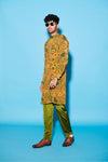 YELLOW  MENS KURTA