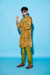 YELLOW  MENS KURTA