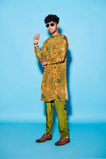 YELLOW  MENS KURTA