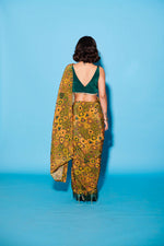 PREDRAPED PINWHEEL SAREE