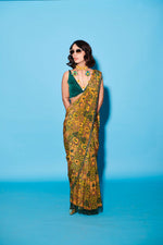 PREDRAPED PINWHEEL SAREE