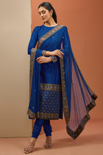 Blue Straight Kurta Set