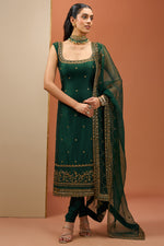 Emerald Green Long Kurta Set