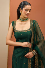 Emerald Green Long Kurta Set