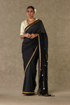 Black Tassel Gota Saree