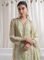 Green Ilahi Kurta with ilahi pants