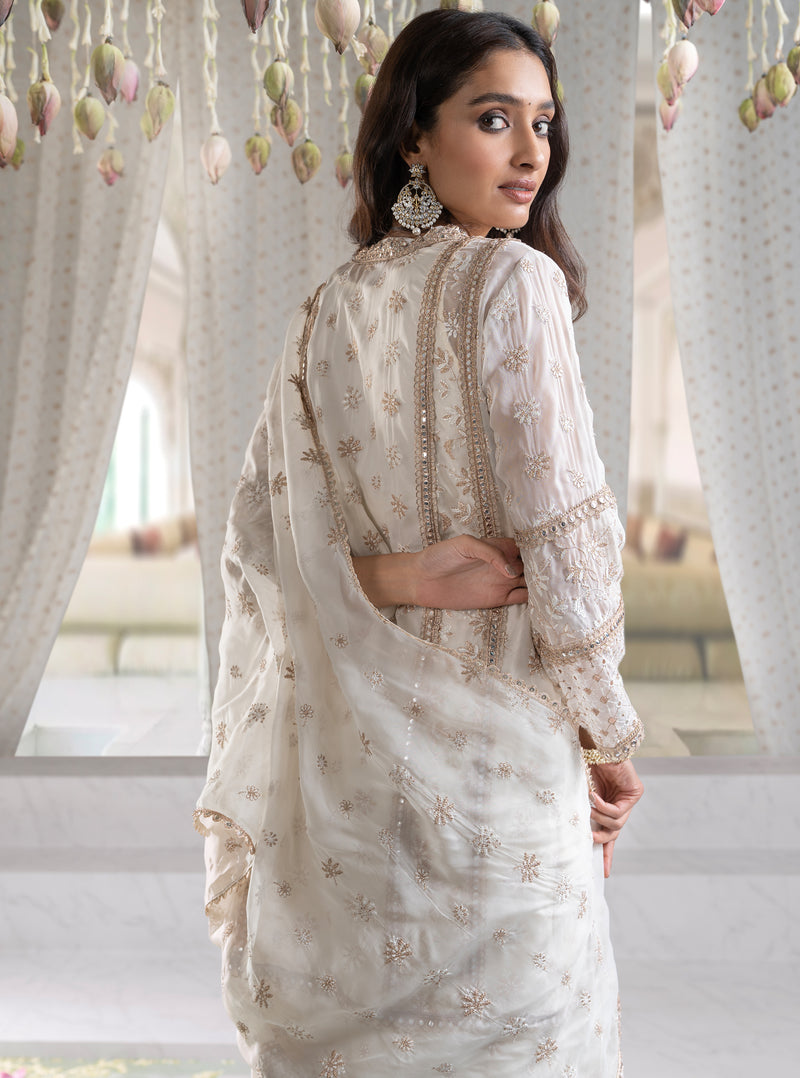 Off-White Ilahi Kurta with ilahi pants