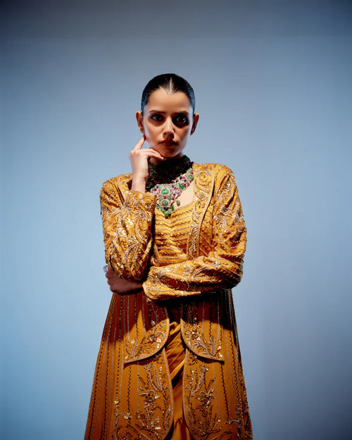 CITRINE JACKET LEHENGA