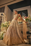 Zara Ombre Gold Lehenga