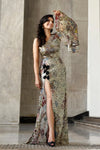 Roshni Chopra in Mariners - Muse Multicolor Sequined Bow Gown