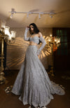 Sienna Silver Lehenga