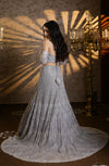Sienna Silver Lehenga