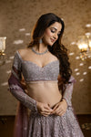 Purple Amethyst Lehenga