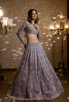 Purple Amethyst Lehenga