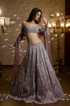 Purple Amethyst Lehenga