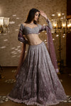 Purple Amethyst Lehenga