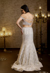 Ivory Fishcut Lehenga