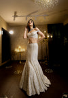 Ivory Fishcut Lehenga
