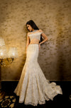 Ivory Fishcut Lehenga